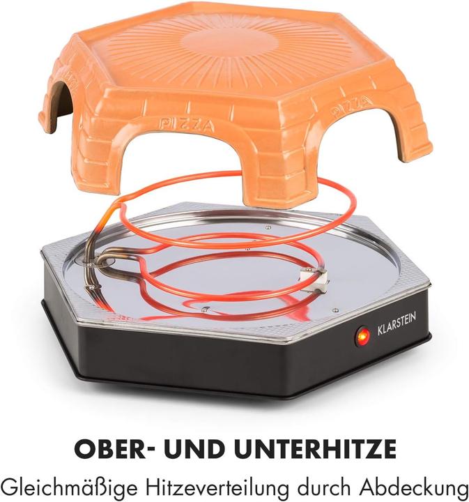 Image du produit Klarstein Capricciosa -Pizza Raclette pour 6 personnes
