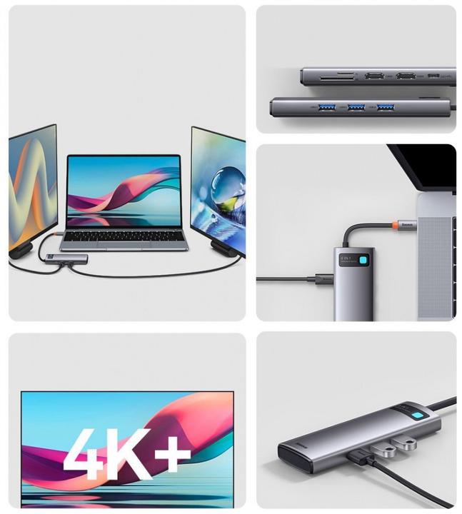 Actual product image Baseus WKWG050013 (USB-C, 8 Ports)