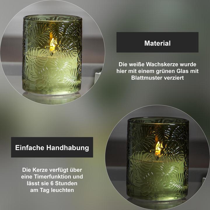 Actual product image Star Trading LED Pillar Candle Flame Leaf (1 x)