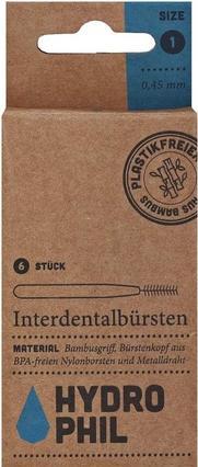 Produktbild Hydrophil Interdentalbürsten 0.45mm Size 1 (6 x, 0.45 mm)