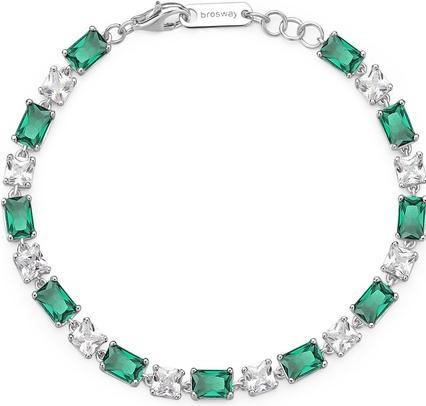Brosway Fancy Life Green Cubic Zirconia Silver Bracelet FLG16
