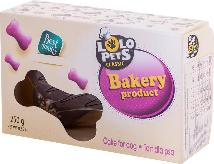 Produktbild Lolo Pets Classic Tort dla psa Orzechowo-czekoladowy (Senior, 250 g)