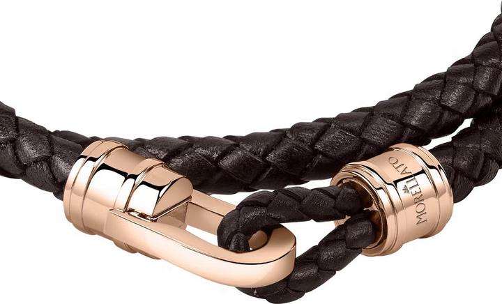 Actual product image Morellato Moody Brac Rg+Brown Leather 42 (42 cm, Stainless steel, Leather)