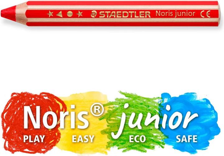 Actual product image Staedtler Crayon Noris jun 18ST (Multicoloured, 18 x)
