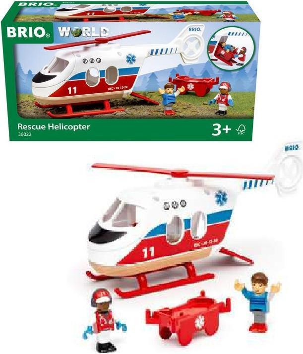 Actual product image Brio Rescue Helicopter