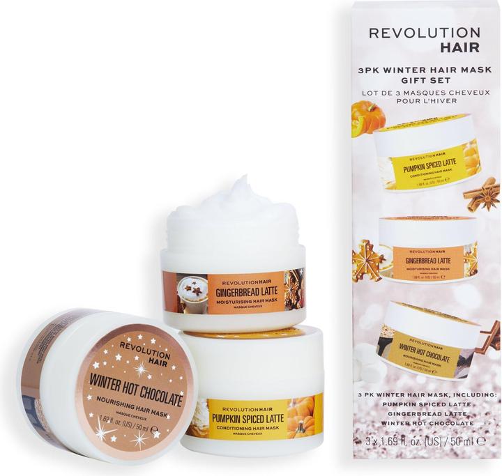 Makeup Revolution Set regalo maschera invernale per capelli (Set per la cura dei capelli)