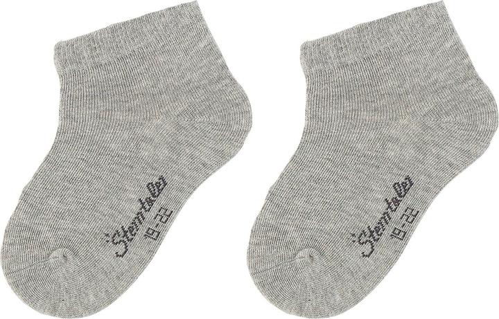 Image du produit Sterntaler Chaussettes Sneaker Uni Lot de 2 Argent Gr. 19/22 (19 - 22)