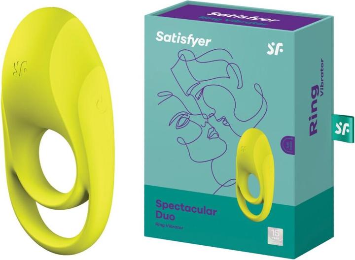 Actual product image Satisfyer Spectacular Duo Penis Ring (5.50 cm)