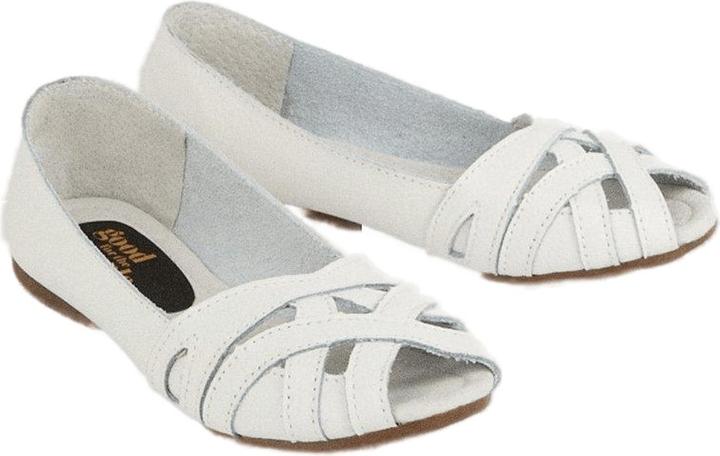 Actual product image Good For The Sole Womens/Ladies Layla Woven Leather Pumps (40)