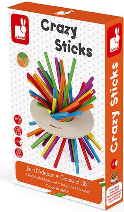 Produktbild Janod Crazy Sticks (Deutsch, Spanisch, Französisch, Niederländisch, Italienisch, Englisch)