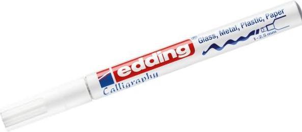 Immagine prodotto Edding Pennarello (Bianco, 2.50 mm, 1 x)