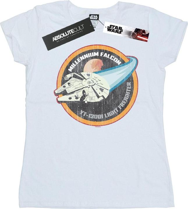 Star Wars Millennium Falcon Badge TShirt (XL)