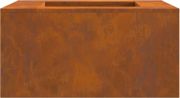Immagine prodotto VidaXL Focolare quadrato 80x80x40 cm Acciaio resistente alle intemperie (80 cm)