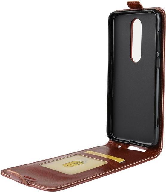 Image du produit MU Classic Crazy Horse étui en cuir Flipcase Series (Nokia 6.1 Plus)