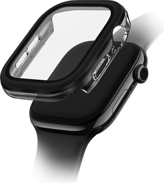Actual product image Uniq Case Voute for Apple Watch Series 10 46mm tempered glass black