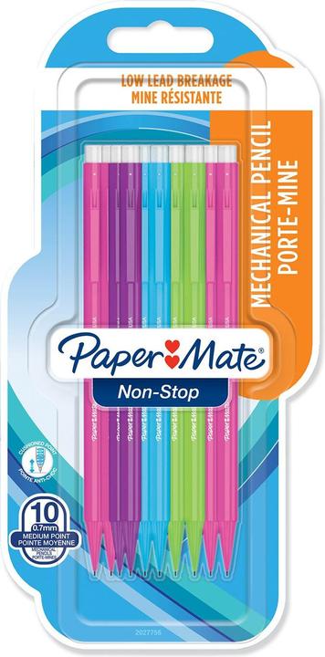 Produktbild Paper Mate Feinminenstift Non-Stop 10er 0,7mm Blister (0.70 mm, HB, 10 x)