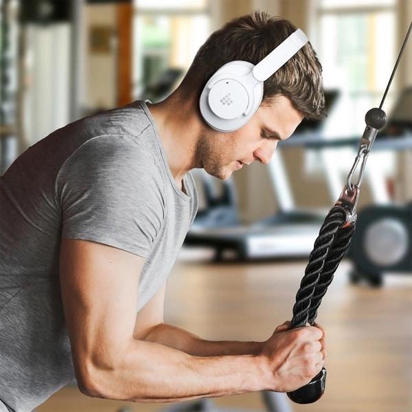 Image du produit Tronsmart Casque sans fil Bluetooth SOUNFII Q20S Hybrid ANC avec réduction de bruit active (ANC, 60 h, Sans fil)