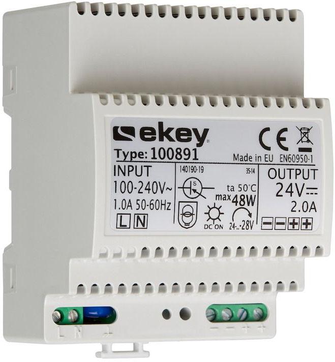 Ekey Hutschienennetzteil 100891 230VAC - 24V DC 2A