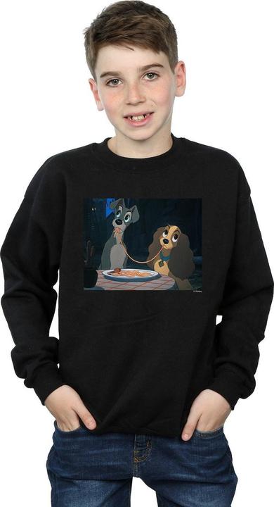 Actual product image Disney Boys Lady And The Tramp Spaghetti Slurp Sweatshirt (152, 158)