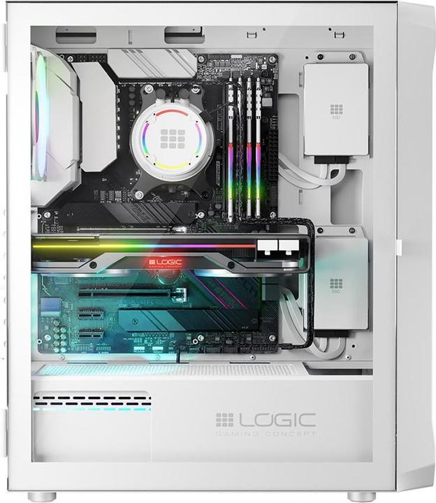Image du produit Logic PORTOS ARGB MINIDI Boîtier USB 3.0 blanc (ATX)