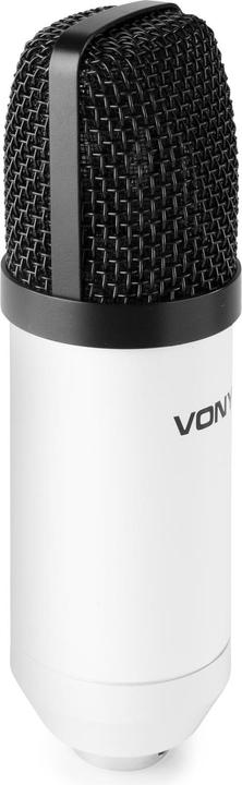 Actual product image Vonyx Condenser Microphone CMS300W Studio Set White
