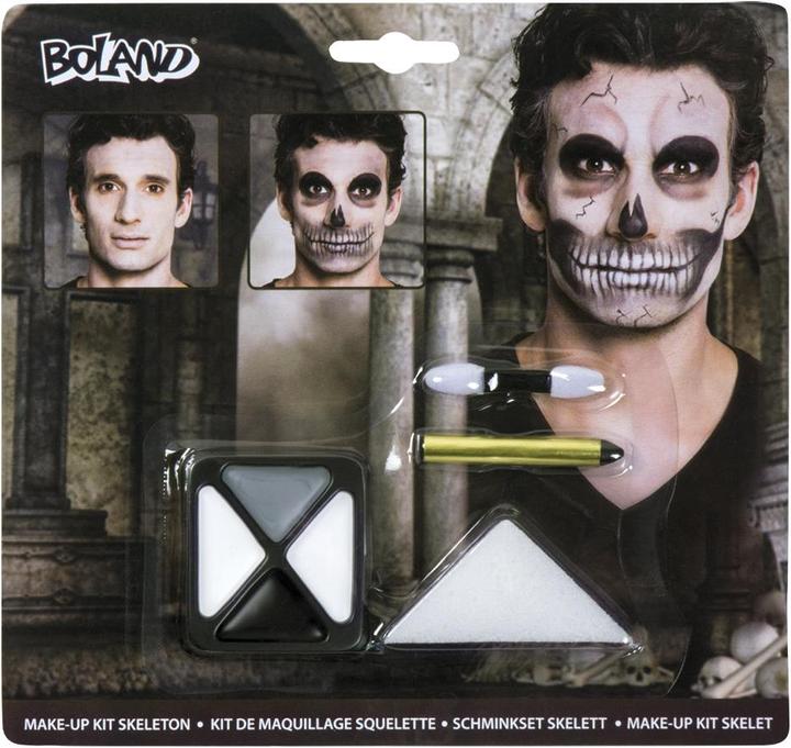 Actual product image Boland Skeleton makeup set