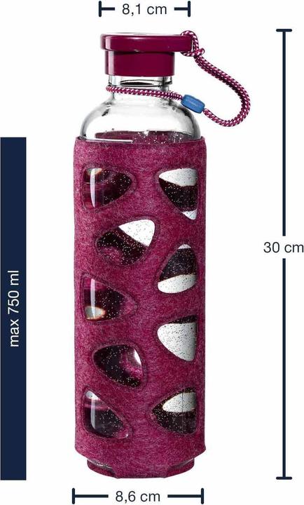 Image du produit Leonardo Gourde In Giro Style 750 ml, rouge foncé (0.75 l)