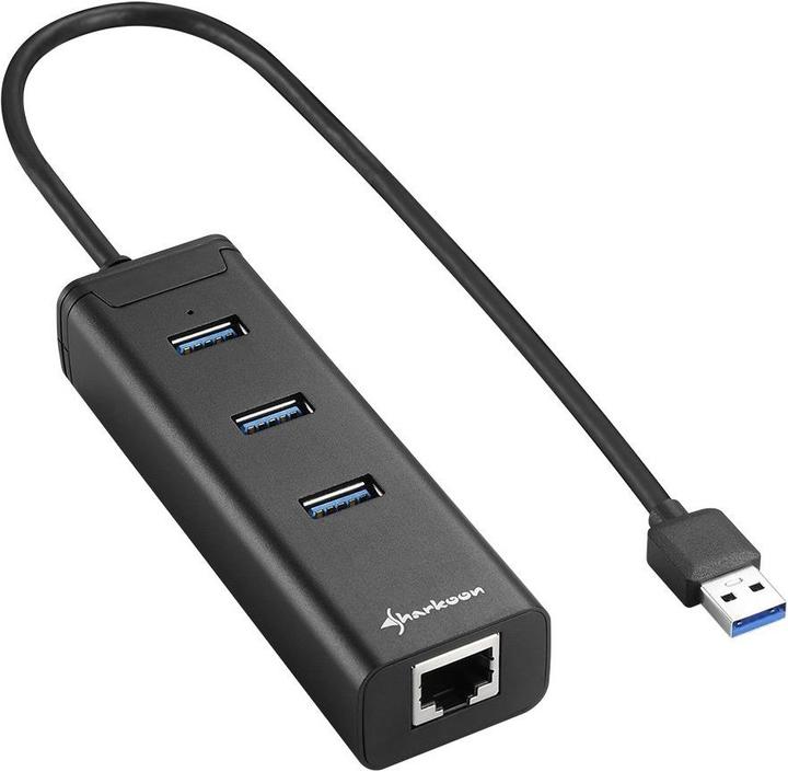 Sharkoon Alu Hub (USB-A, 1 Ports)