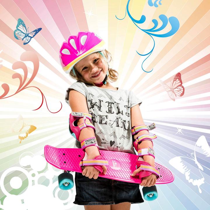 Image du produit Hudora Kit de protection Skate Wonders (M, Coudes, Protège-poignets, Genouillère, 6 pièces)