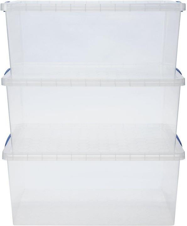 Image du produit Really Useful Box Coffret plastique de 3 (70 x 44 x 28 cm, 62 l)