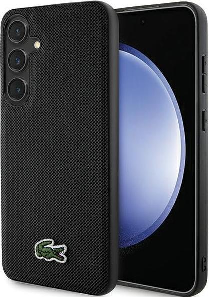 Immagine prodotto Lacoste LCHMS24MPVCK S24+ S926 czarny/nero custodia rigida Iconic Petit Pique MagSafe (Samsung Galaxy S24+)