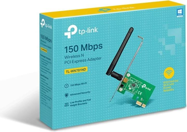 Immagine prodotto TP-Link TL-WN781ND, adattatore PCI-E Wireless N Wireless N (Mini PCI Express)