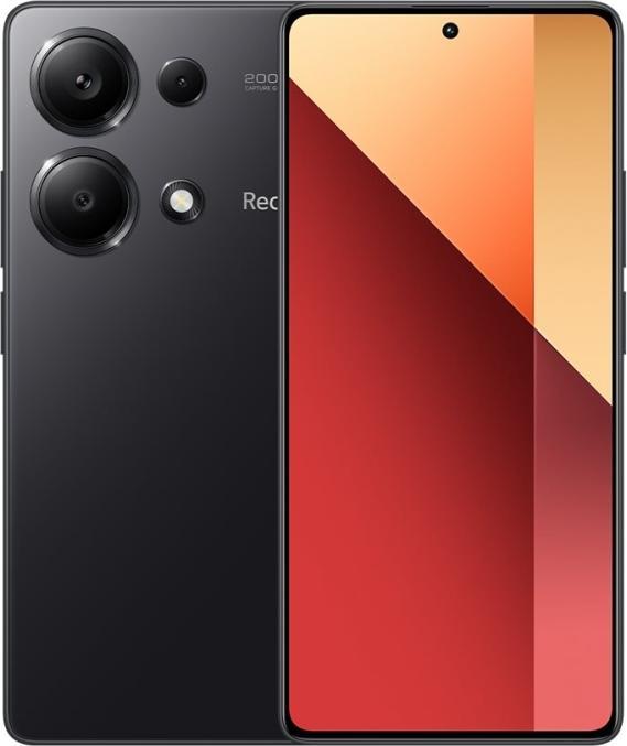 Actual product image Xiaomi Redmit Note 13 Pro 4G (256 GB, Midnight Black, 6.67", 200 Mpx, 4G)