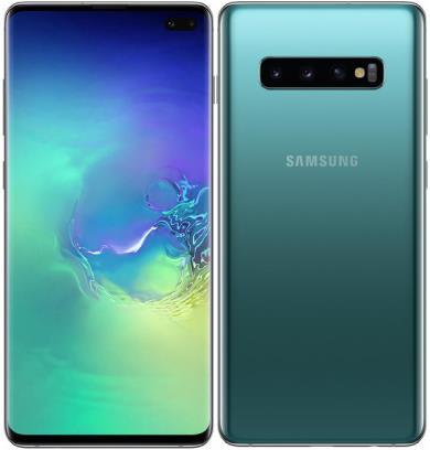 Samsung Galaxy S10+ (128 GB, Prism Green, 6.40", Hybrid Dual SIM, 16 Mpx, 4G)