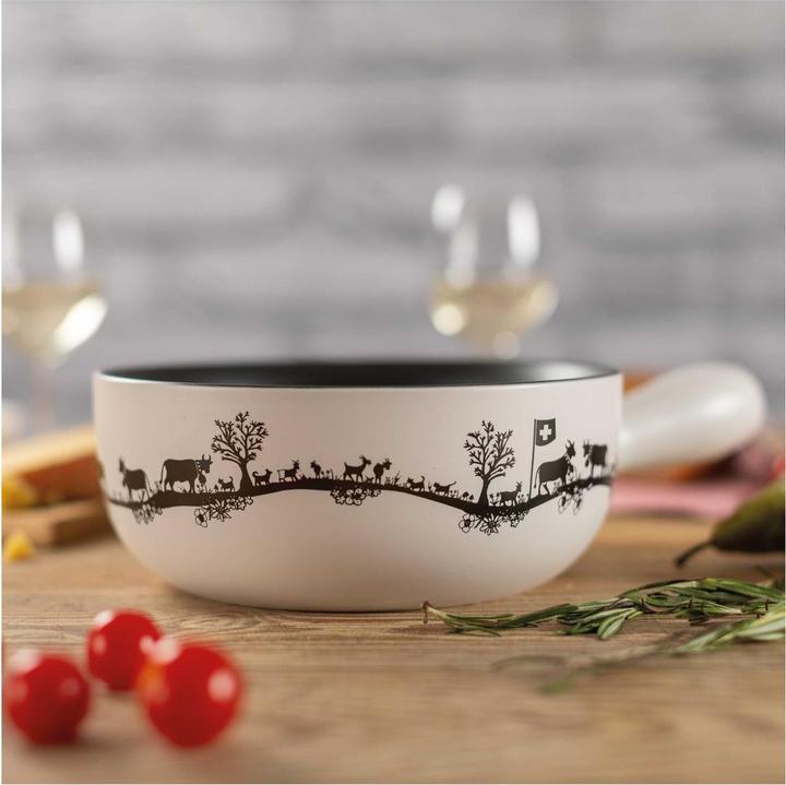 Actual product image Kuhn Rikon Fondue pot Appenzell white Ø 23 cm (2.60 l)