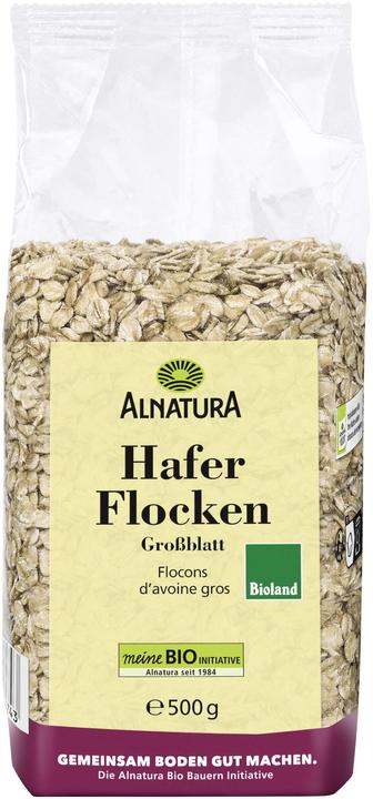 Alnatura Flocons d'avoine bio grande feuille 500g (500 g)
