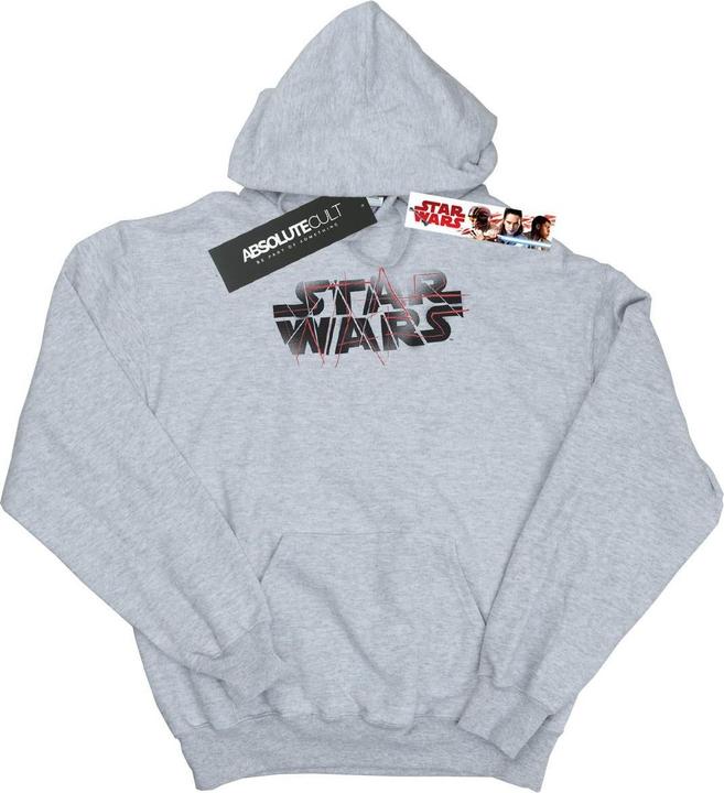 Immagine prodotto Star Wars The Last Jedi Spray Logo Felpa con Cappuccio Ragazzi (140, 146)