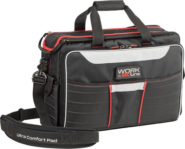 Actual product image GT Line Nylon tool bag with laptop compartment