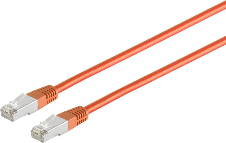 Produktbild Shiverpeaks S/CONN maximum connectivity Netzwerkkabel-Patchkabel, cat. 5e, SF/UTP, orange, 50,0m (S/FTP, CAT5e, 50 m)