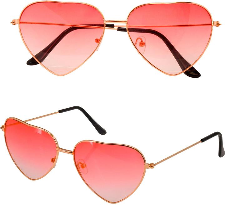 Produktbild Widmann Herz Brille mit Roten Gläsern