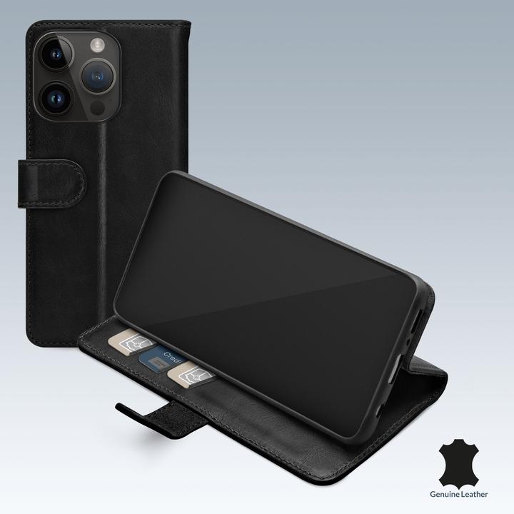 Produktbild Mobilize Portemonnaie aus Leder (Apple iPhone 14 Pro)
