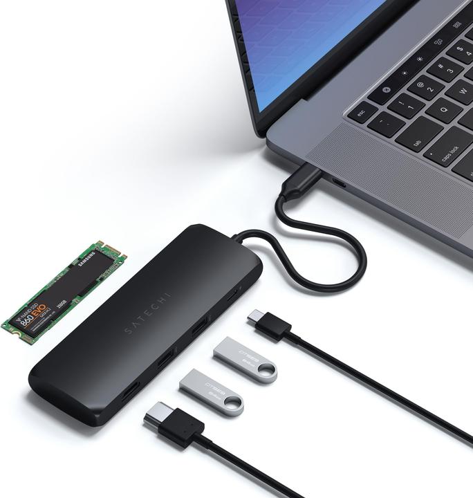 Actual product image Satechi Hybrid Multiport (USB-C, 1 Ports)