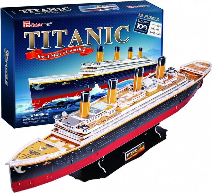 Actual product image Cubicfun Cubic Fun 3D Puzzle Titanic Large (113 pieces)