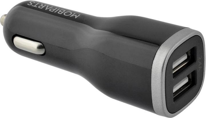 Immagine prodotto Mobiparts Car Charger Dual USB 12W/2.4A + Micro USB Cable Black