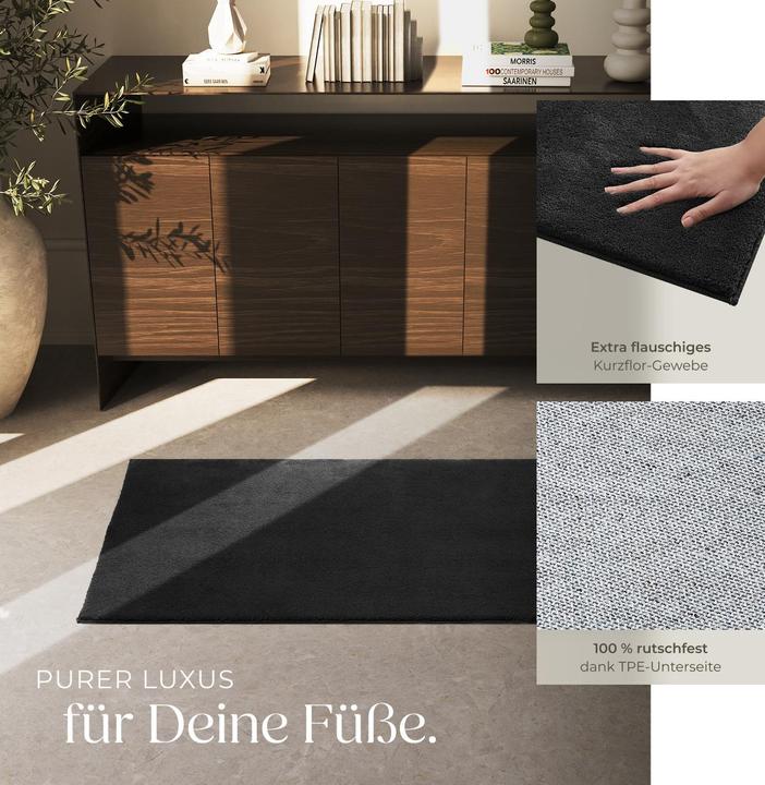 Immagine prodotto tectake Tappeto a pelo corto Soft Zone (80 x 150 cm)