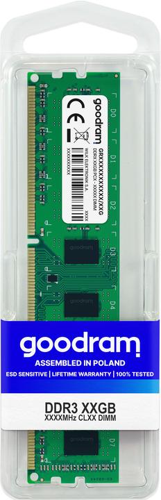Actual product image Goodram GR1333D364L98G (1 x 8GB, 1333 MHz, DDR3-RAM, DIMM)