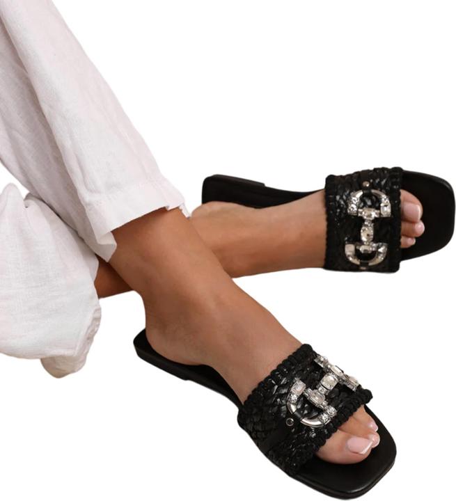 Actual product image Where's That From Womens/Ladies Align Jewel Flat Sandals (36)