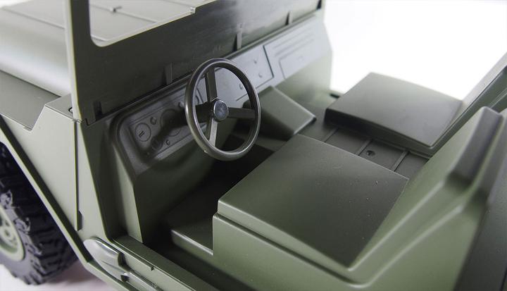 Immagine prodotto Amewi RC AMX U.S. Military Off-Road Vehicle RTR 4WD 1:14 verde militare (RTR pronto all'uso)
