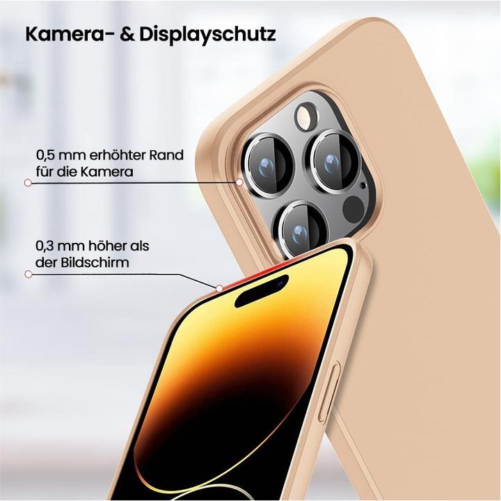 Image du produit X-Level iPhone 12 Pro Max - Guardian Backcase aus TPU, ultra dünn & flexibel, Kameraschutz, Gold (Apple iPhone 12 Pro Max)