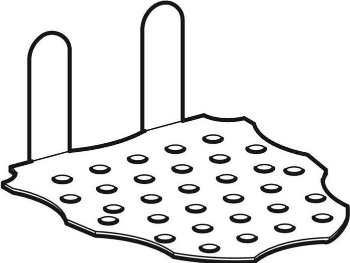 Actual product image Geberit Urinal strainer stainless steel